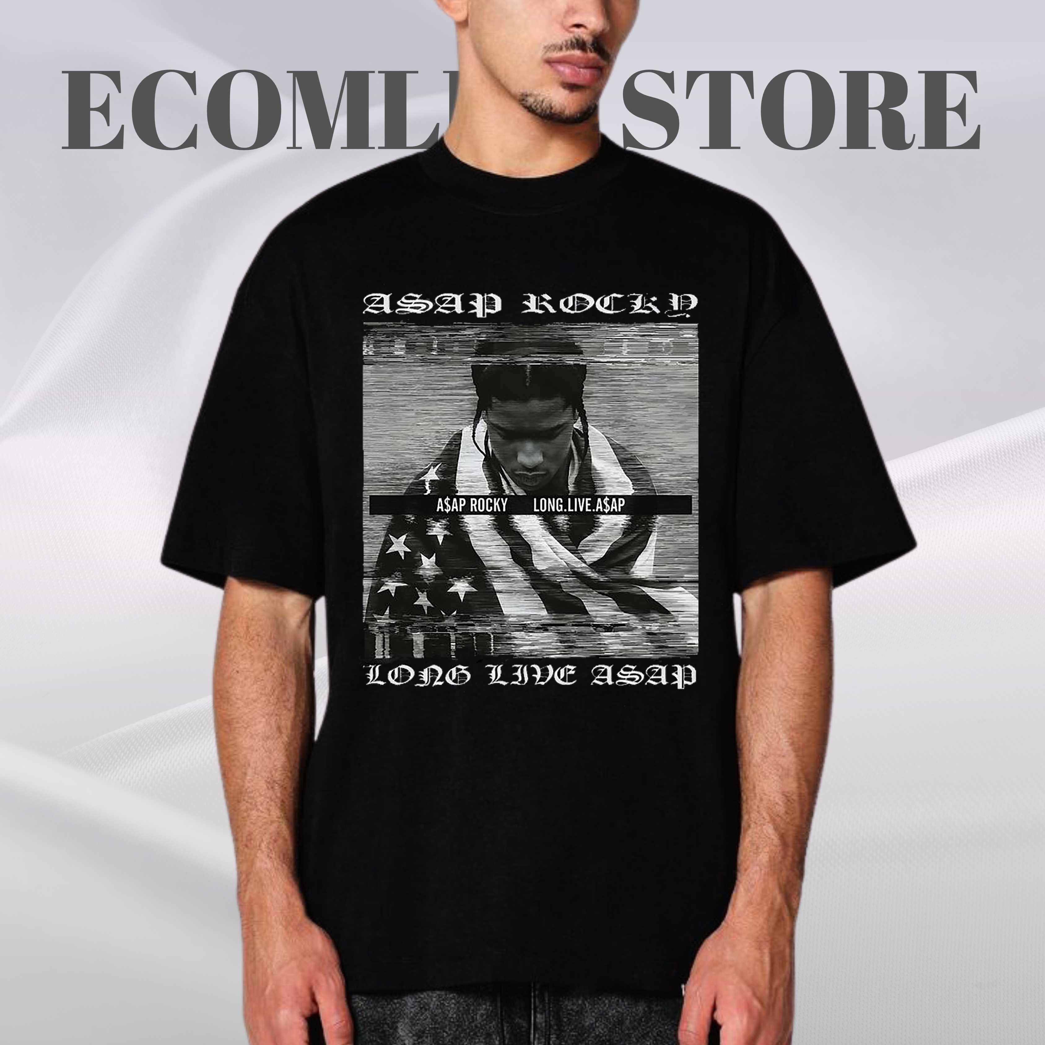 Asap Rocky T-Shirt, Long Live Asap Tee, Rap Album Merch